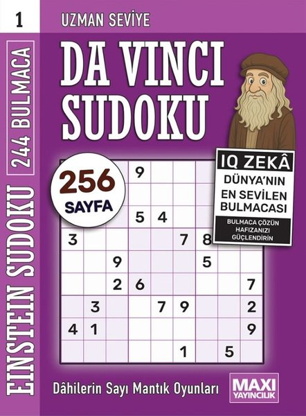 KolektifBilmece & Bulmaca KitaplarıDa Vinci Uzman Sudoku 1