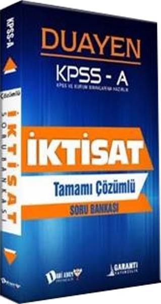 KolektifPrüfungsvorbereitungKPSS A Grubu İktisat Duayen Tamamı Çözümlü Soru Bankası