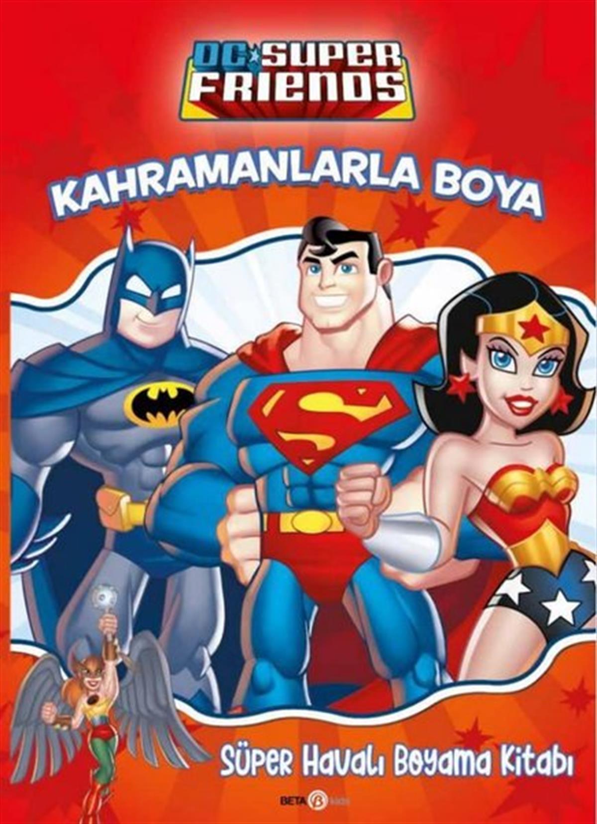 KolektifMalbücherDC Süper Friends - Kahramanlarla Boya-Süper Havalı Boyama Kitabı