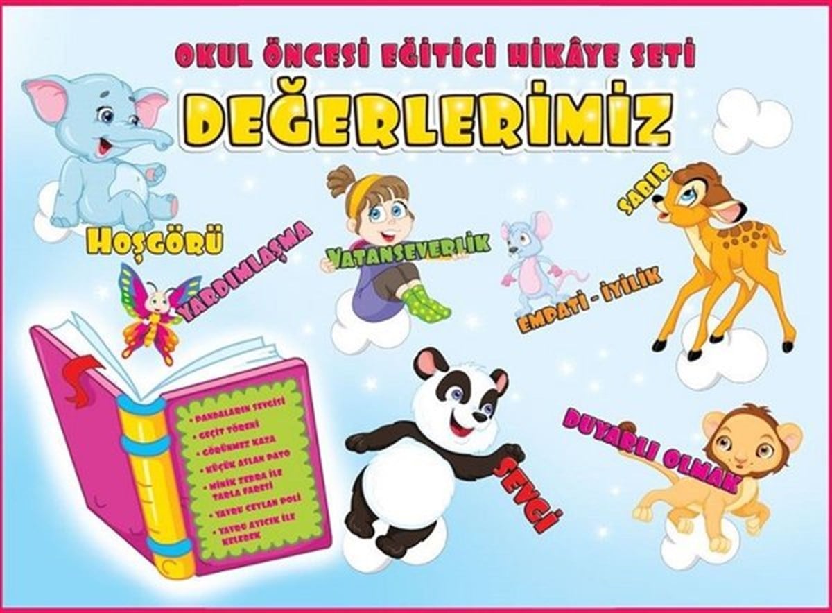 KolektifOkul Öncesi Masal KitaplarıDeğerlerimiz - Okul Öncesi Eğitici Hikaye Seti - 15 Kitap Takım