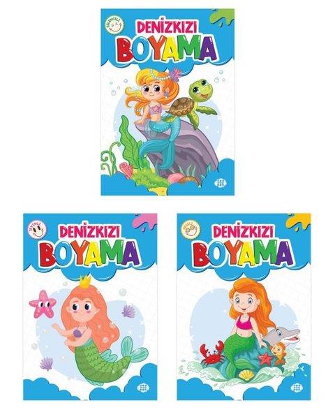 KolektifEgitim Etkinlik KitaplariDeniz Kızı Boyama  Seti - 3 Kitap Takım