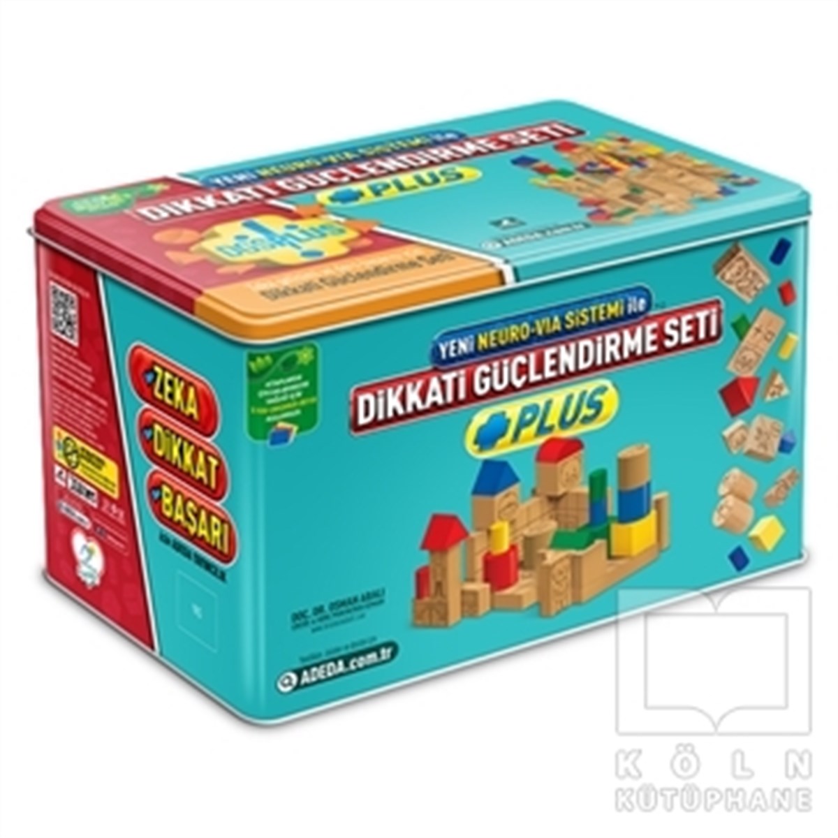 Osman AbalıZeka Gelişimi KitaplarıDikkati Güçlendirme Seti Plus 5 Yaş (Metal Kutulu)