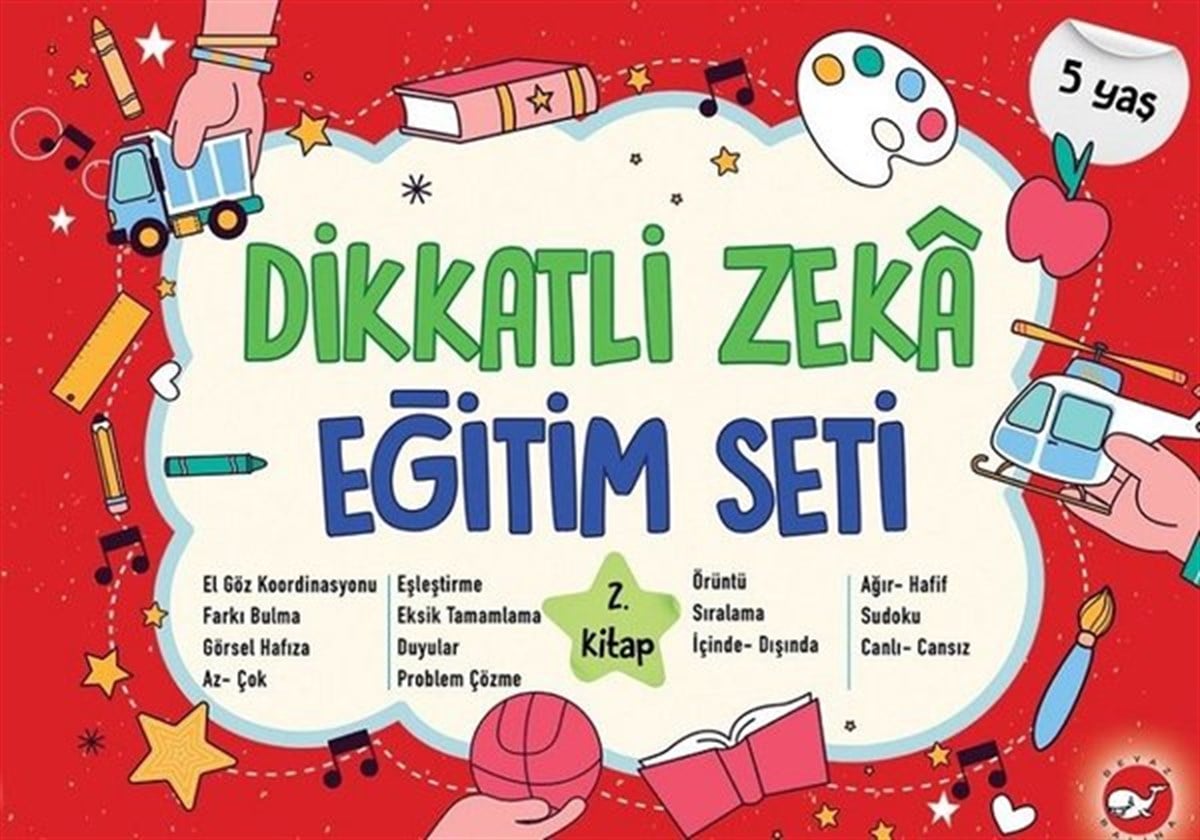 KolektifEtkinlik KitaplarıDikkatli Zeka Eğitim Seti 5 Yaş - 2.Kitap
