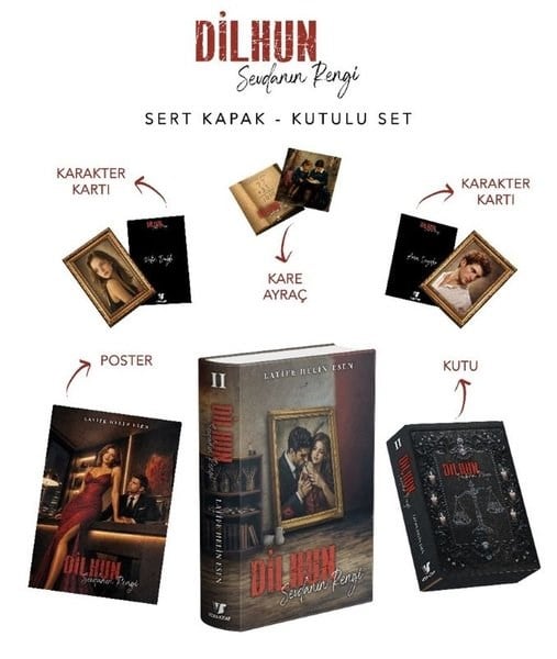 Latife Helin EsenAşk Kitapları & Aşk RomanlarıDilhun 2 - Sevdanın Rengi - Kutulu Set