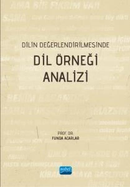 Funda AcarlarDigerDilin Değerlendirilmesinde Dil Örneği Analizi