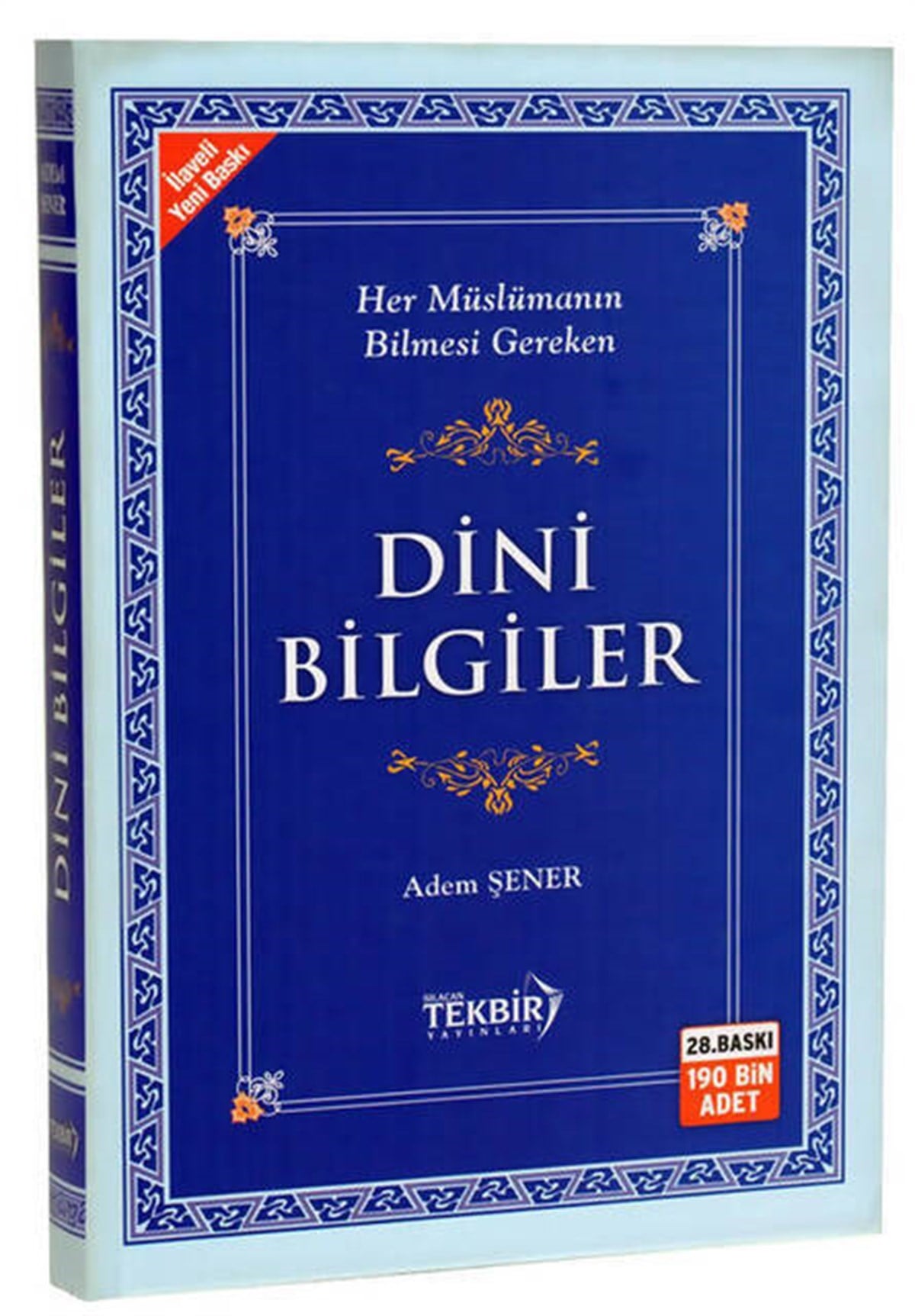 Dini Bilgiler (Ciltli) - Adem Şener - Tekbir Yayınları-1422