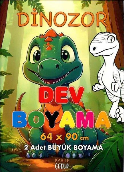 KolektifEgitim Etkinlik KitaplariDinozor Dev Boyama 64x90 cm 2 Adet Büyük Boyama Posteri