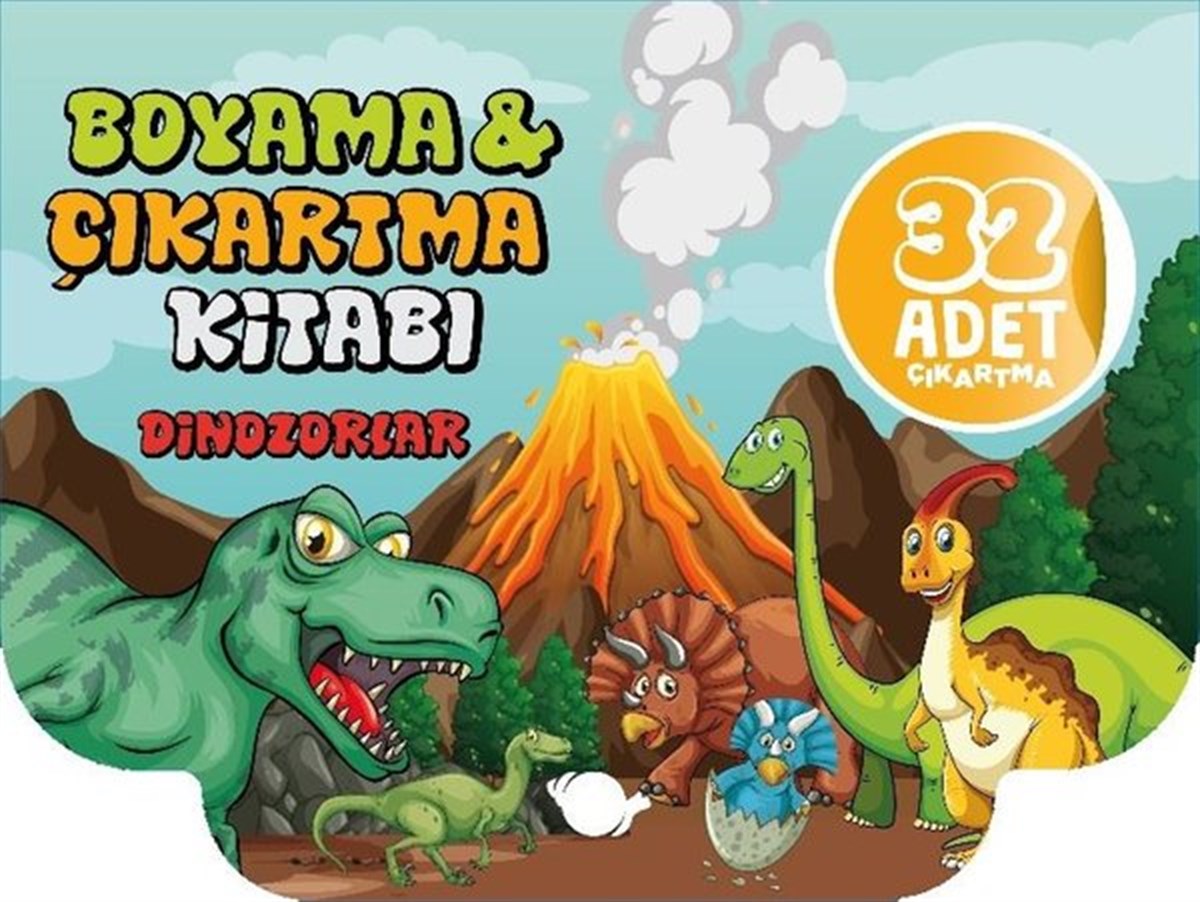 KolektifEgitim Etkinlik KitaplariDinozorlar - Boyama ve Çıkartma Kitabı - Boyama ve Çıkartma Kitabı