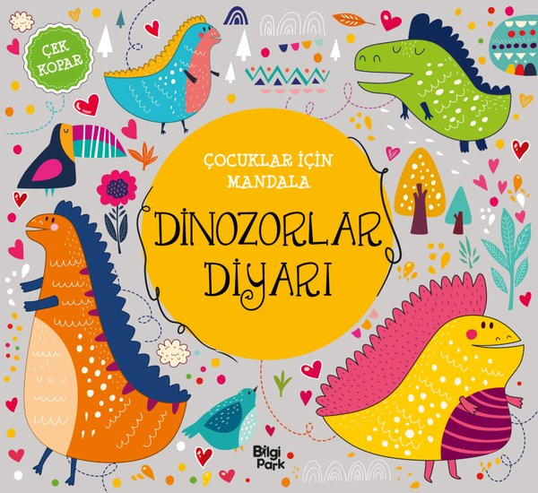 KolektifEgitim Etkinlik KitaplariDinozorlar Diyarı - Çocuklar İçin Mandala - Çek Kopar