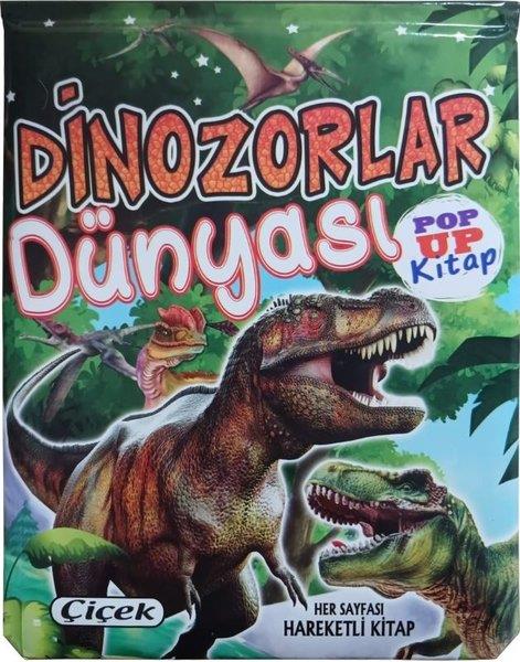 KolektifSesli Görüntülü Çocuk KitaplariDinozorlar Dünyası - Pop Up Kitap - Her Sayfası Hareketli Kitap