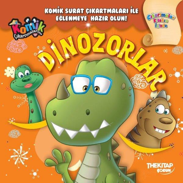 KolektifEgitim Etkinlik KitaplariDinozorlar - Komik Çıkartmalarım