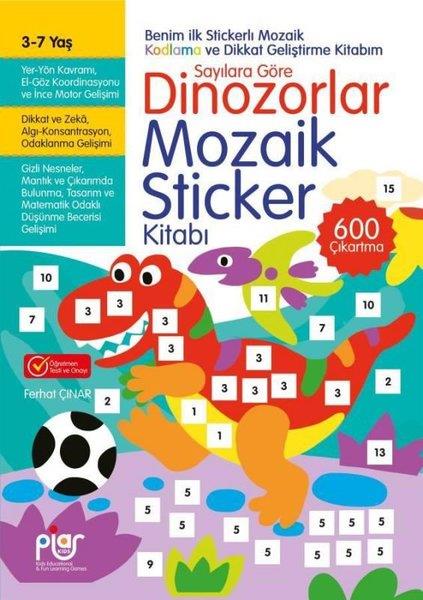 Ferhat ÇınarEgitim Etkinlik KitaplariDinozorlar Mozaik Sticker Kitabı 3 - 7 Yaş