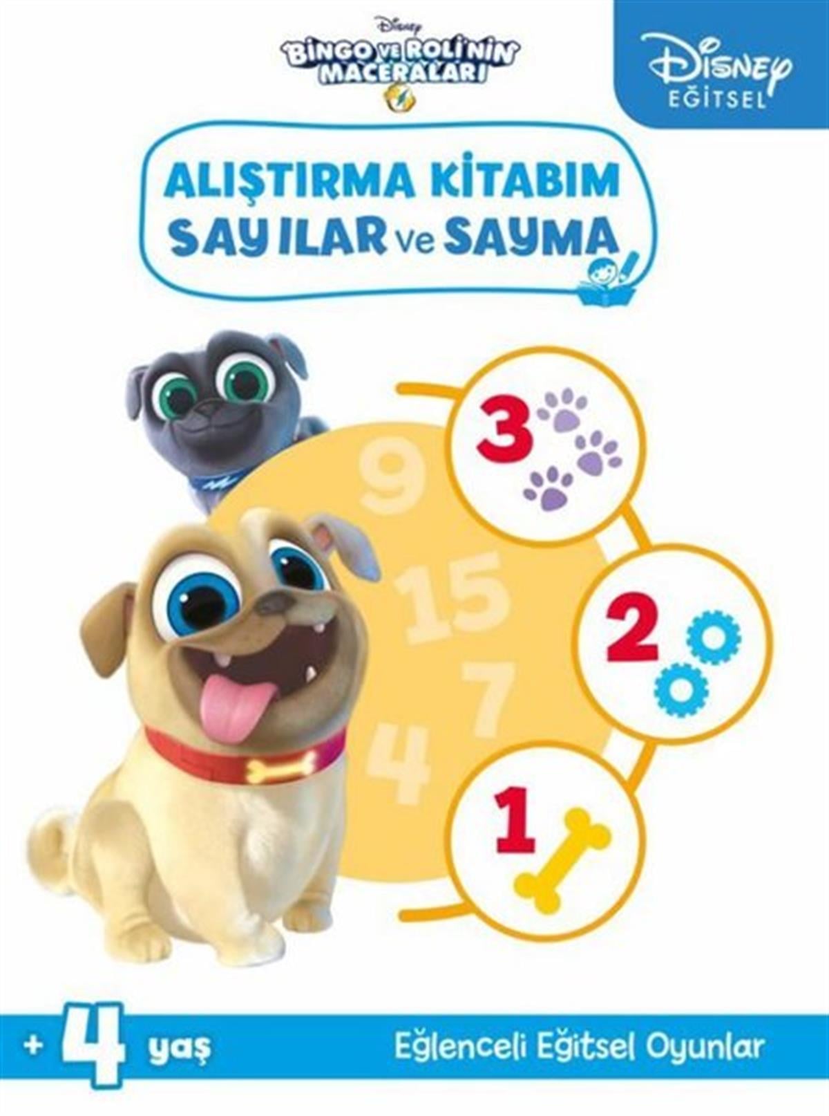 KolektifEgitim Etkinlik KitaplariDisney Eğitsel Bingo ve Rolinin Maceraları Alıştırma Kitabım Sayılar ve Sayma 4+Yaş