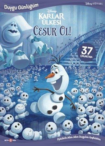 Vickie SaxonEgitim Etkinlik KitaplariDisney Karlar Ülkesi - Cesur Ol! Duygu Günlüğüm - 37 Çıkartma!