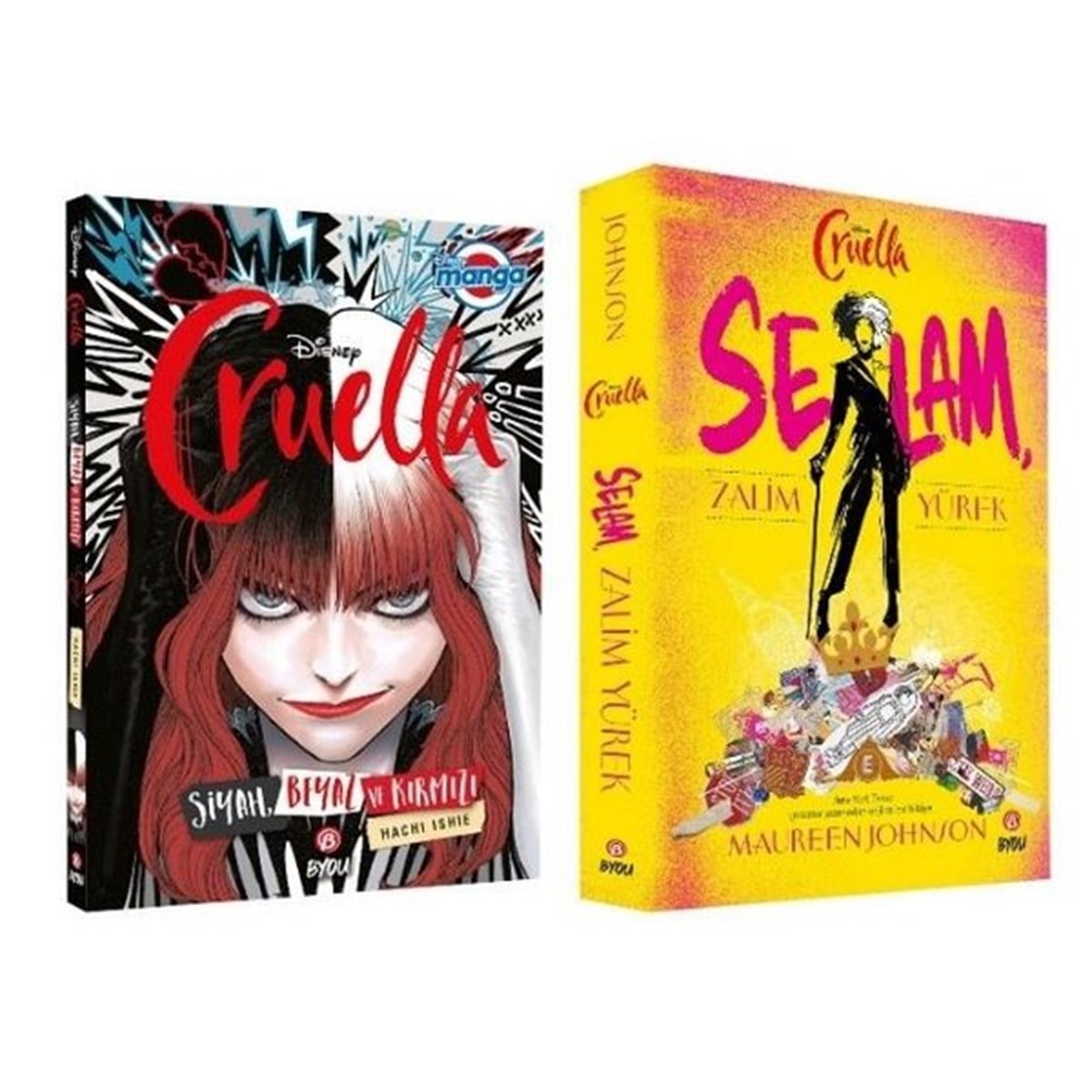 KolektifÇocuk Gençlik RomanlarıDisney Manga Cruella - Cruella Selam Zalim Yürek Seti - 2 Kitap Takım