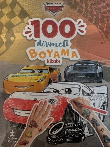 KolektifBoyama KitaplarıDisney Pixar Arabalar - 100 Dövmeli Boyama Kitabı