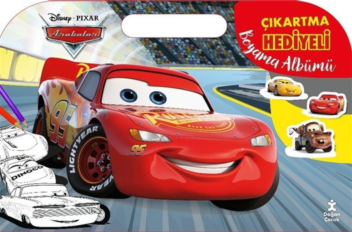 KolektifEgitim Etkinlik KitaplariDisney Pixar Arabalar - Çıkartma Hediyeli Boyama Albümü
