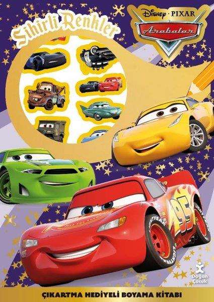KolektifEgitim Etkinlik KitaplariDisney Pixar Arabalar - Sihirli Renkler Çıkartma Hediyeli Boyama Kitabı