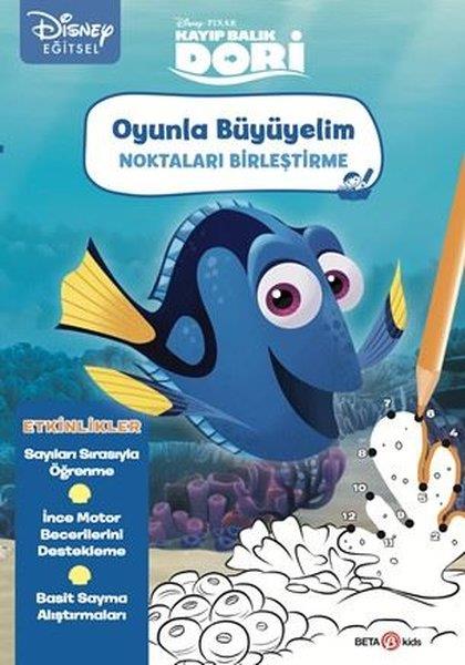 KolektifEgitim Etkinlik KitaplariDisney Pixar Kayıp Balık Dori - Oyunla Büyüyelim - Noktaları Birleştirme - Etkinlikler