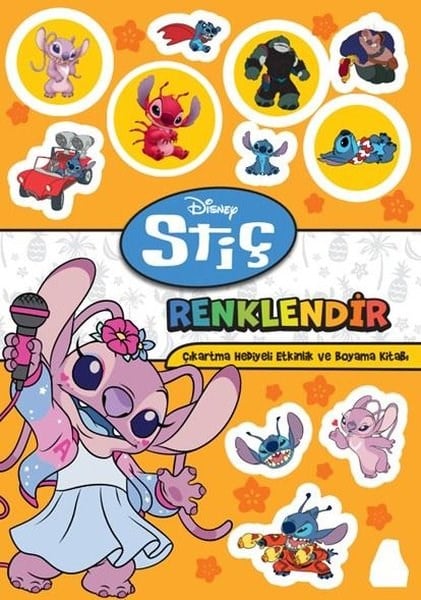 KolektifEgitim Etkinlik KitaplariDisney Stiç - Renklendir Boyama Kitabı