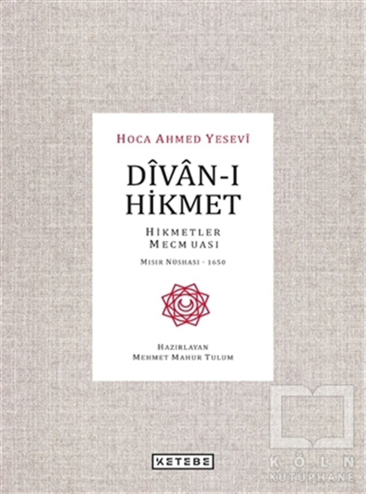 Hoca Ahmed YeseviEleştiri & Kuram & İnceleme KitaplarıDivan-ı Hikmet