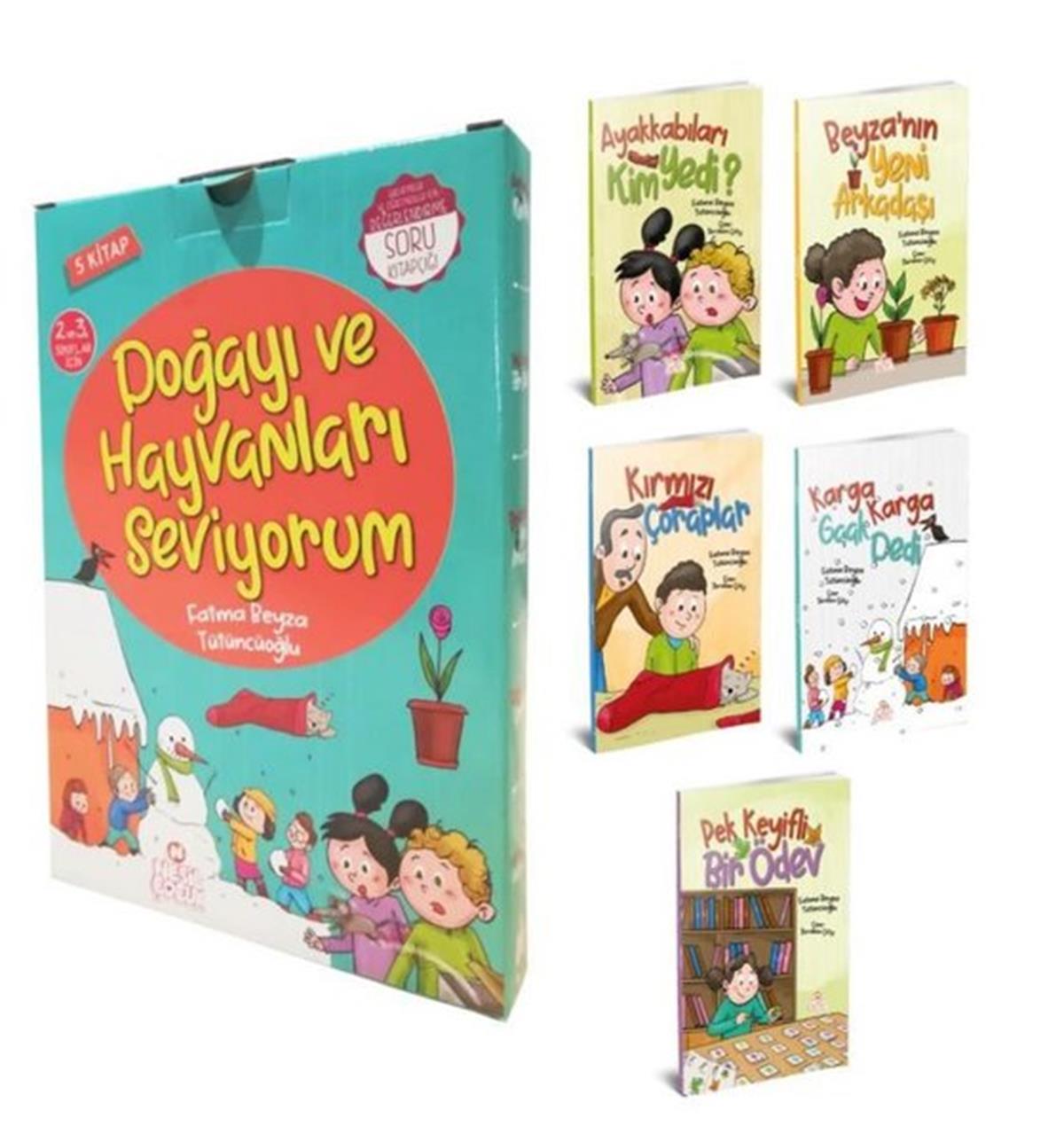 Fatma Beyza TütüncüoğluÇocuk Gençlik RomanlarıDoğayı ve Hayvanları Seviyorum Serisi Seti - 5 Kitap Takım