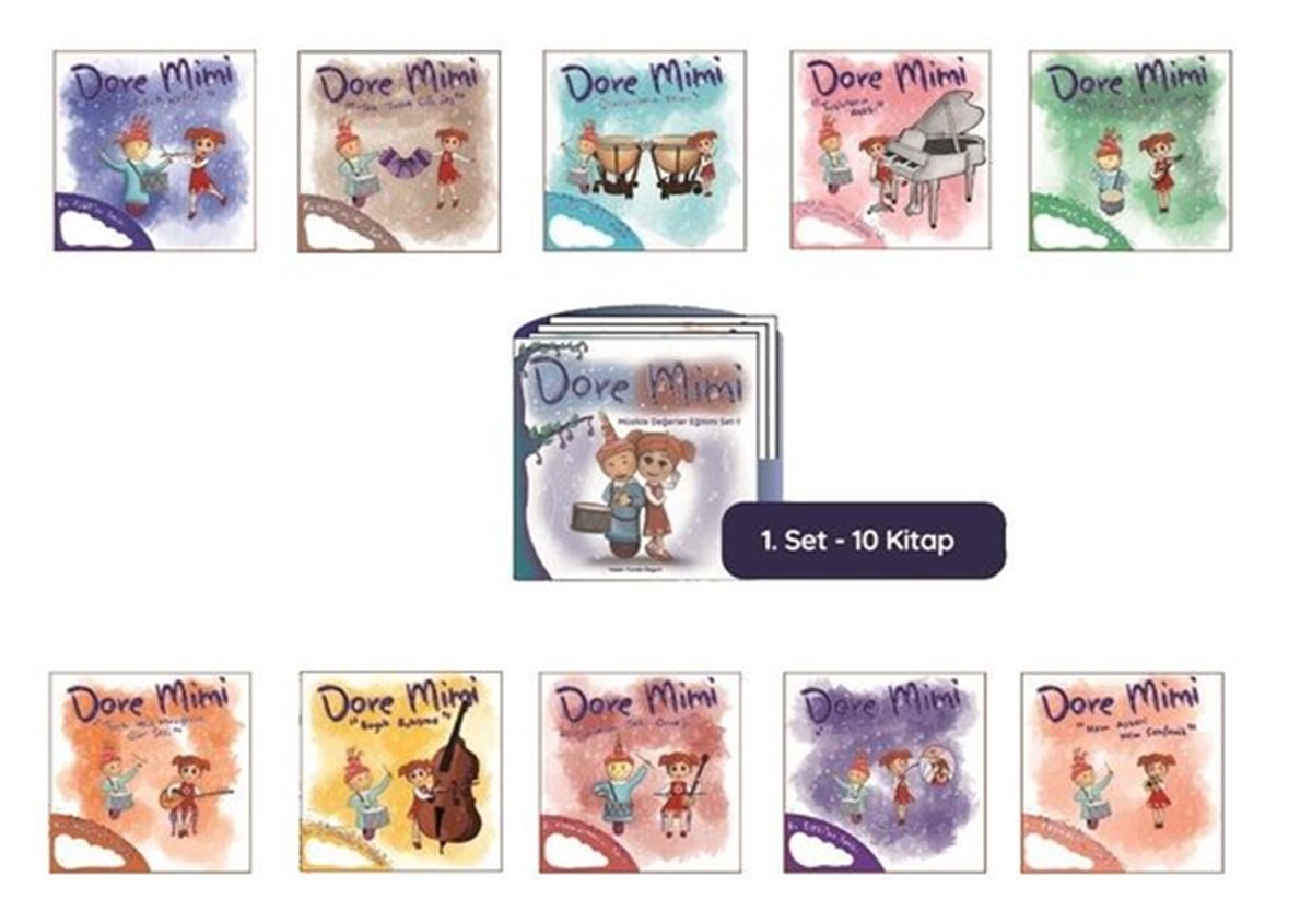 Funda ÖzyurtWissenschaftsgeschichteDore Mimi - Müzikle Değerler Eğitimi Set 1 - 10 Kitap Takım