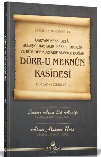 Ahmet Mahmut Ünlüİslami KitaplarDürru Meknün Kasidesi