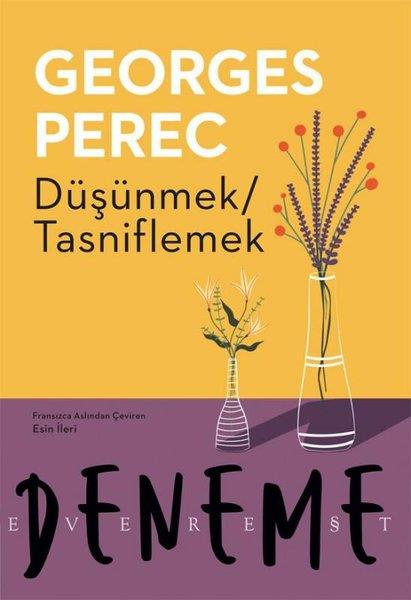 Georges PerecDeneme KitaplarıDüşünmek Tasniflemek