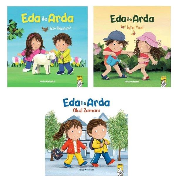 Ruht WielockxEgitim Etkinlik KitaplariEda İle Arda Konuşma Seti - 3 Kitap Takım