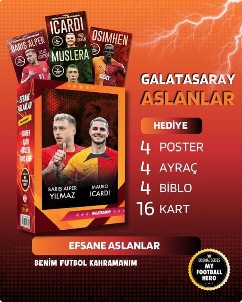 Diego RobertoÇocuk Gençlik RomanlarıEfsane Aslanlar Seti - Hologramlı