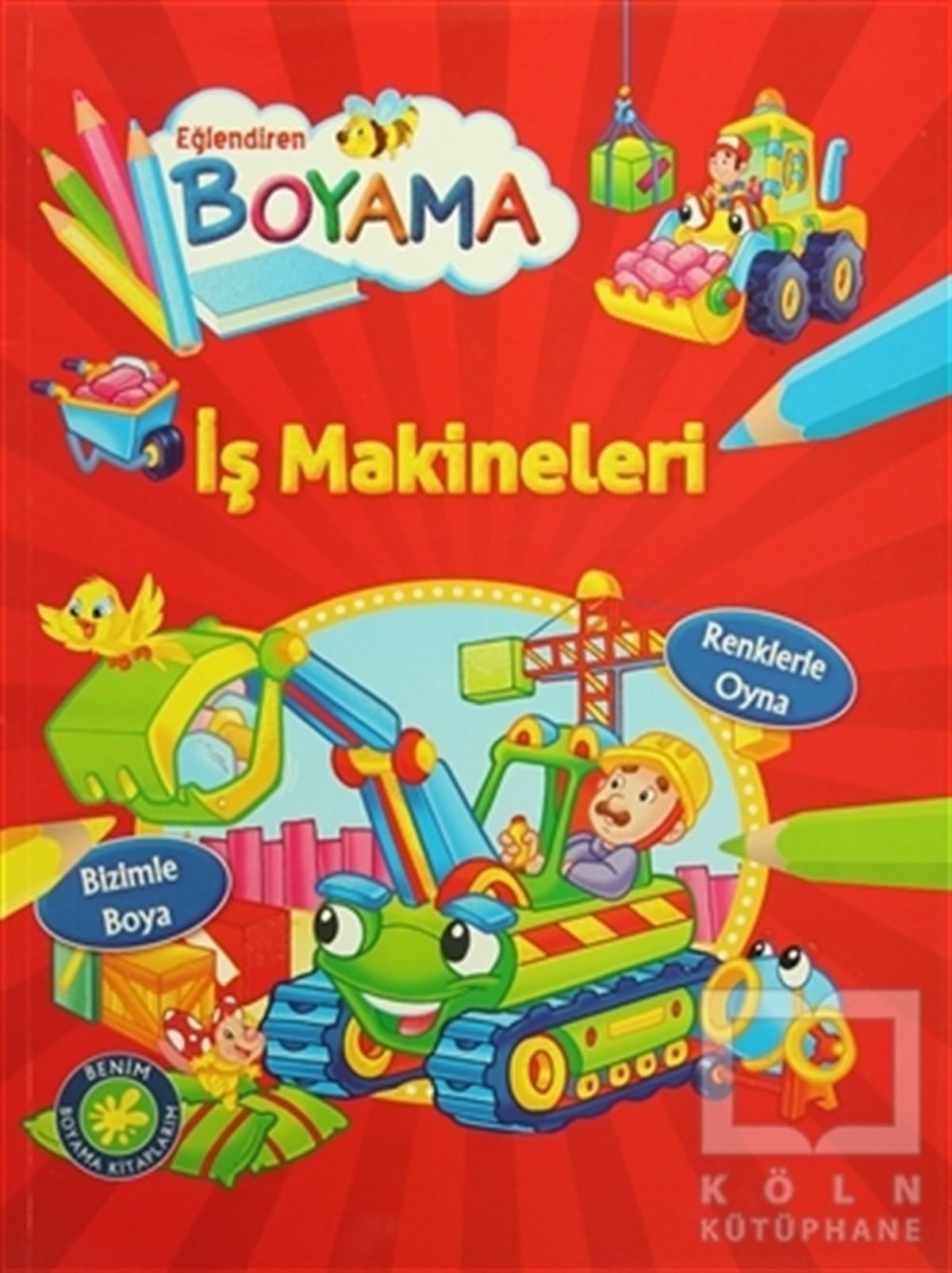 Eğlendiren Boyama - İş Makineleri