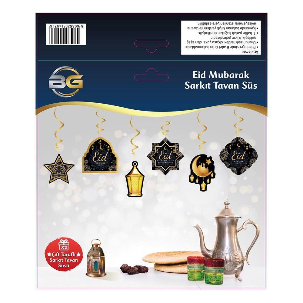Eid Mubarak Sarkıt Tavan Süs