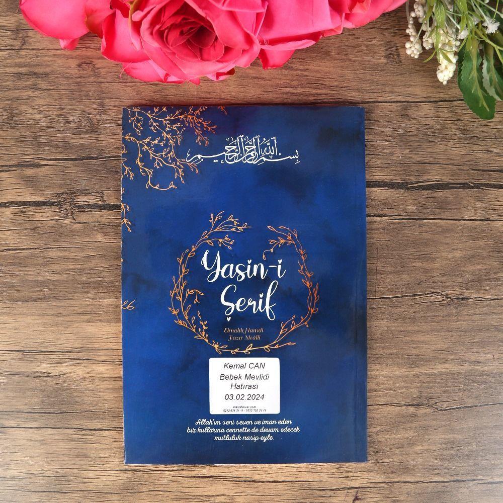 EkonomikYasin Kitabı ( Ortaboy 16×24, 64 Sayfa )Etiket Hediyeli-Mavi