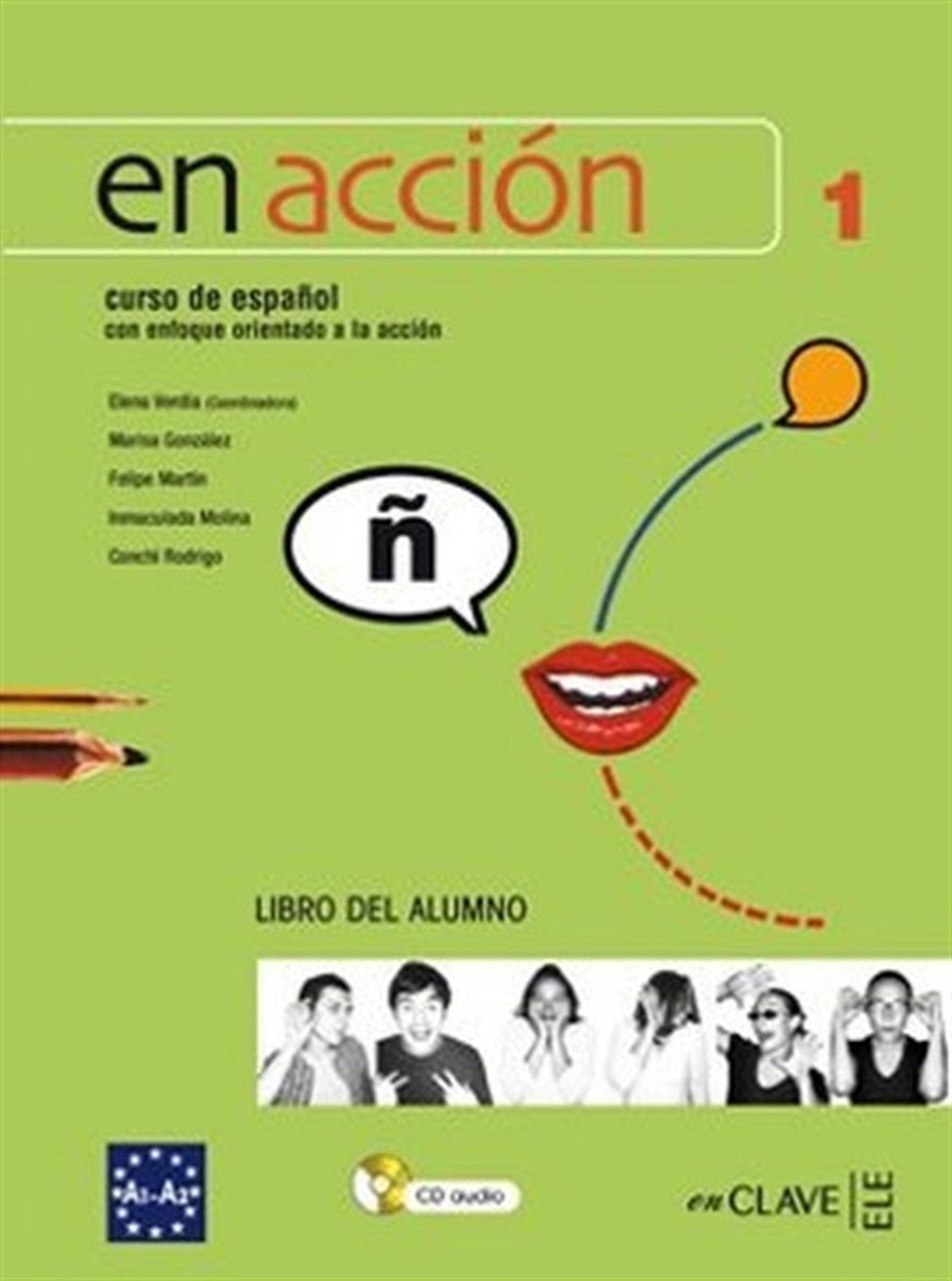 Elena VerdiaExam BooksEn Accion 1 Libro del Alumno (Ders Kitabı + CD) İspanyolca Temel ve Orta-alt Seviye