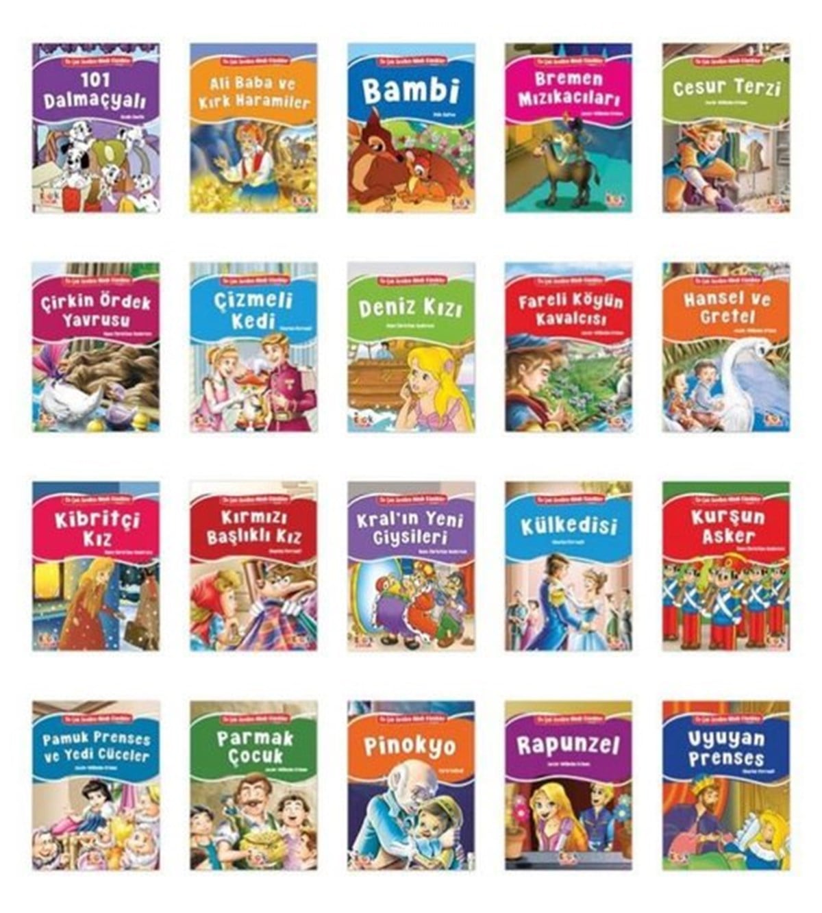 KolektifMasal KitaplarıEn Çok Sevilen Minik Klasikler Seti - 20 Kitap Takım
