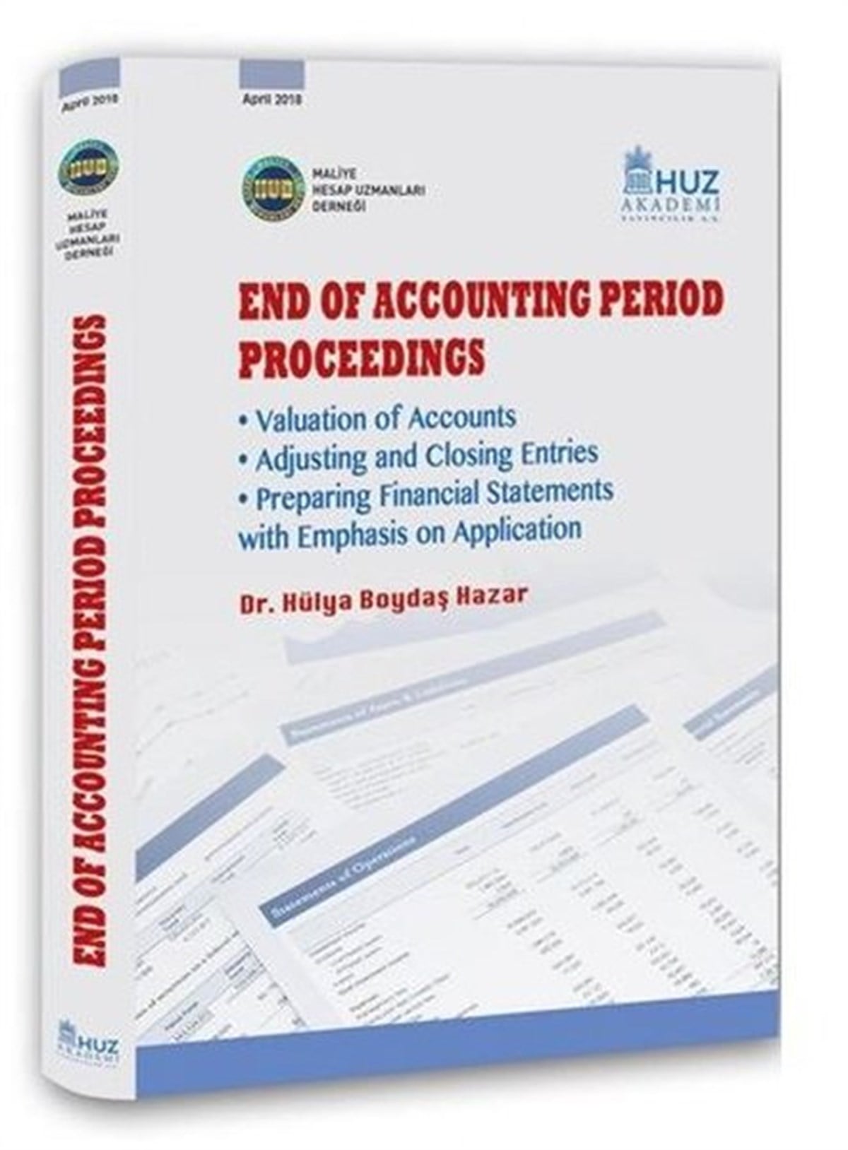 Hülya Boydaş HazarWirtschaftsbücherEnd of Accounting Period Proceedings