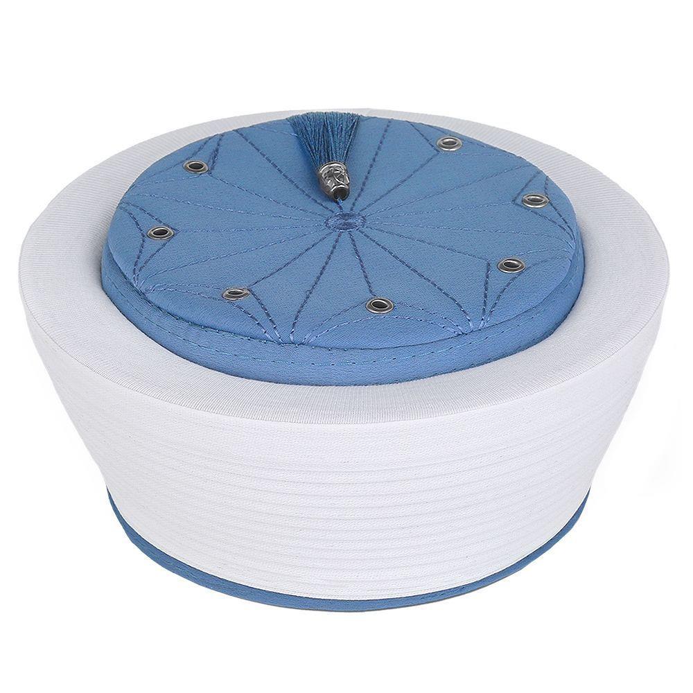 Endülüs  İmam Sarığı indigo Renk-Keçe Üstü Cübbe Rengi Kumaş  174 gr