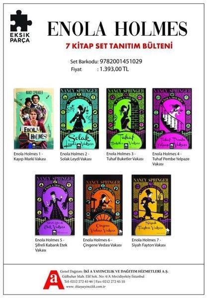 Nancy SpringerPolisiye Romanlar & Cinayet RomanlarıEnola Holmes Seti - 7 Kitap Takım