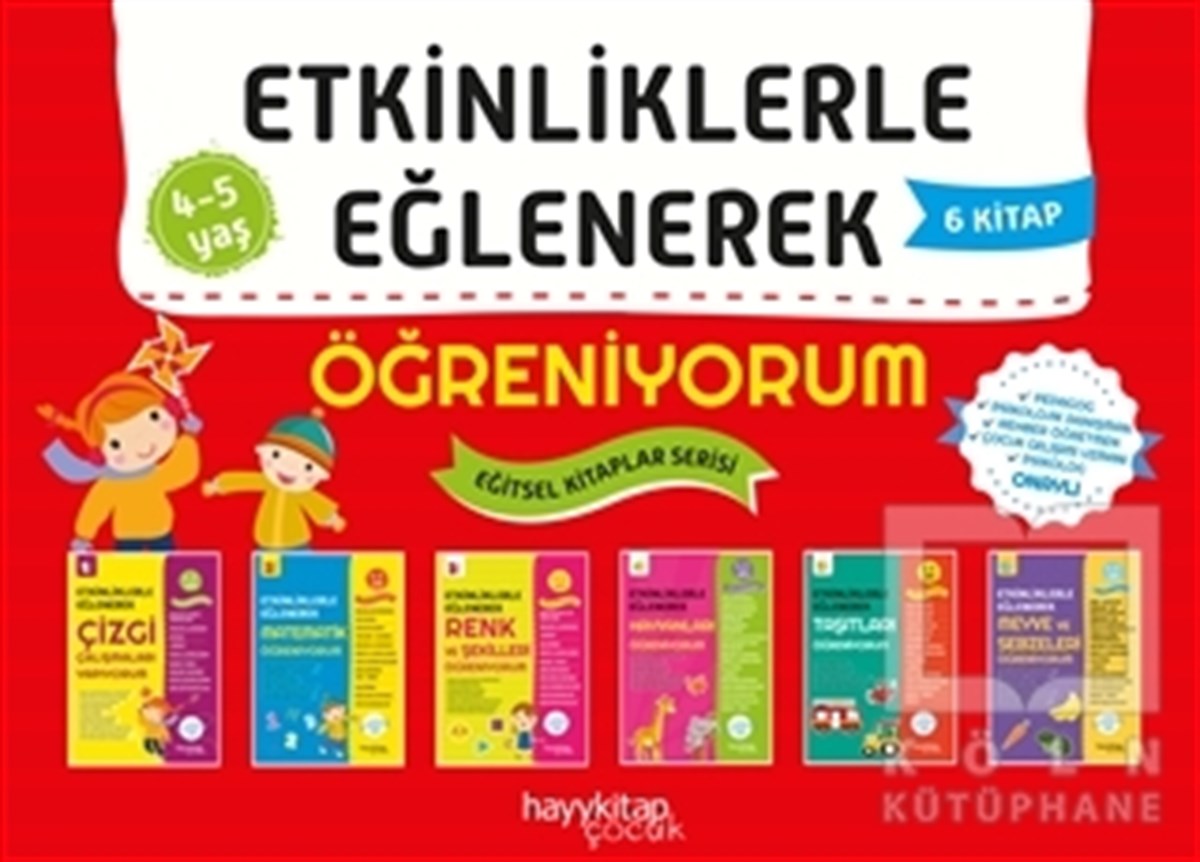 Canan ÖztürkZeka Gelişimi KitaplarıEtkinliklerle Eğlenerek Öğreniyorum (6 Kitap Takım)