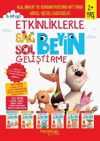 Canan ÖztürkEgitim Etkinlik KitaplariEtkinliklerle Sağ Beyin Sol Beyin Geliştirme 2+Yaş Seti - 6 Kitap Takım