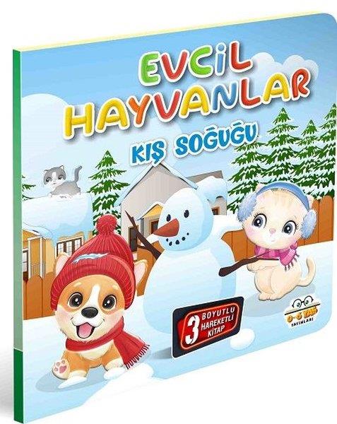 KolektifEgitim Etkinlik KitaplariEvcil Hayvanlar - Kış Soğuğu - 3 Boyutlu Hareketli Kitap