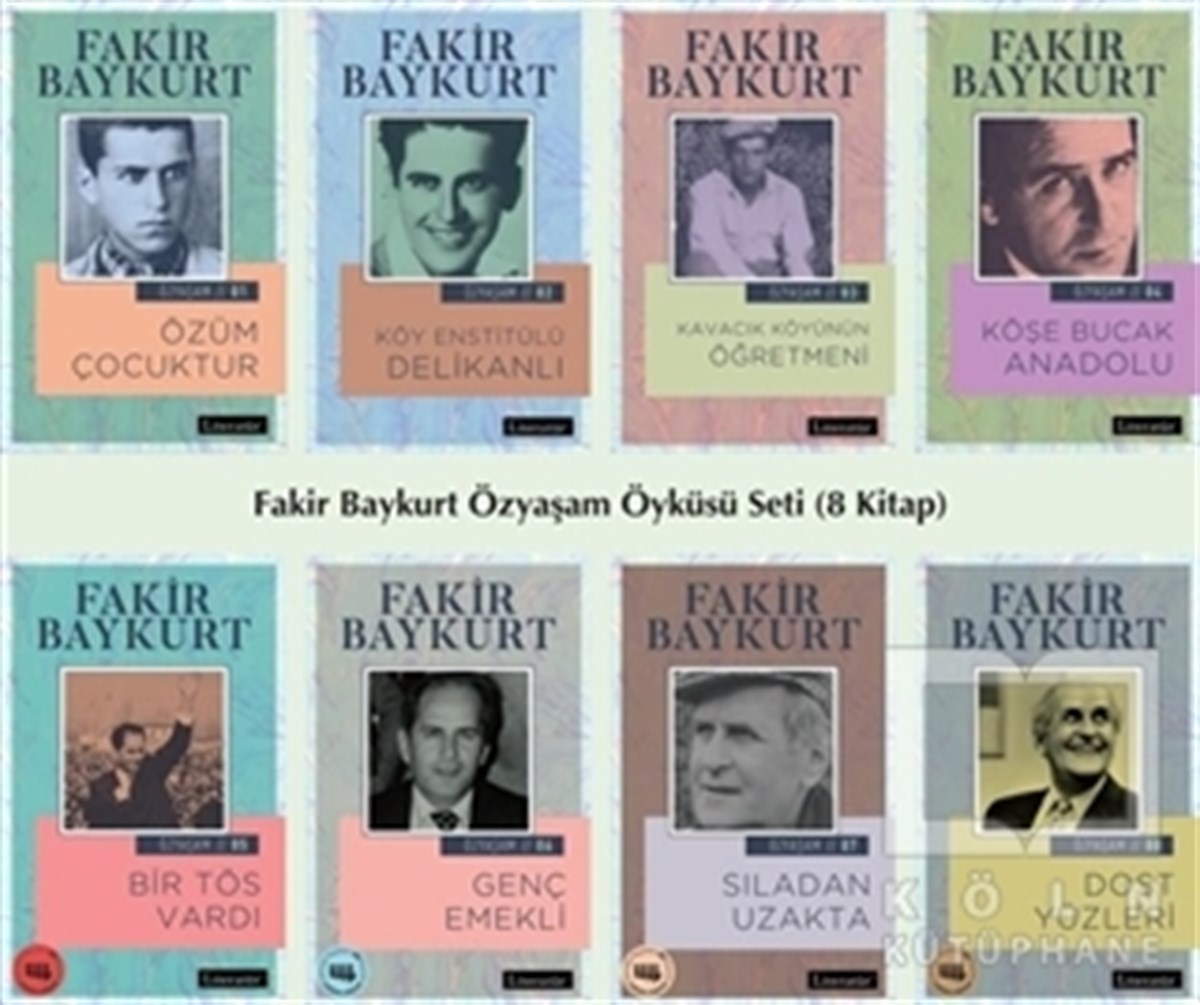 Fakir Baykurt Özyaşam Öyküsü Seti (8 Kitap Takım)