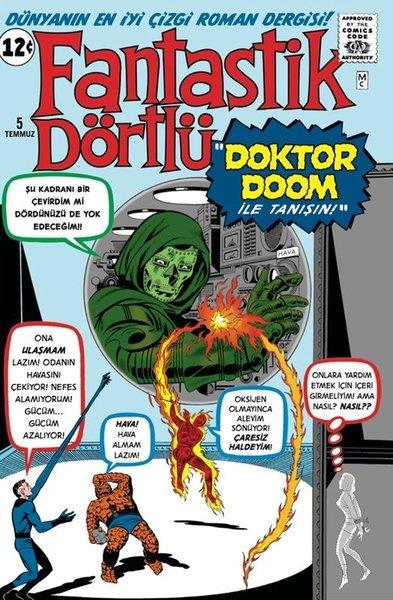 Stan LeeÇizgi RomanlarFantastik Dörtlü - Doktor Doom ile Tanışın