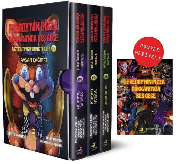 Scott CawthonFantastik / Bilim KurguFazbear'ın Korkunç Tipleri Poster Hediyeli Kutulu Set - 3 Kitap Takım