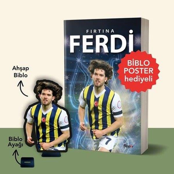 Kerem TekÇocuk Gençlik RomanlarıFenerbahçenin ve Türk Futbolunun Dinamosu Ferdi Kadıoğlu - Fırtına Ferdi - Biblo Poster Hediyeli