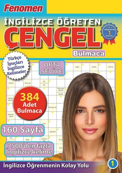 KolektifBilmece & Bulmaca KitaplarıFenomen İngilizce Öğreten Çengel Bulmaca Orta Seviye 1