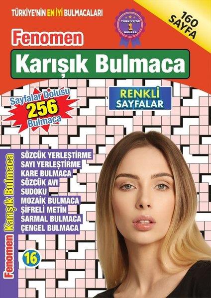KolektifBilmece & Bulmaca KitaplarıFenomen Karışık Bulmaca - 16