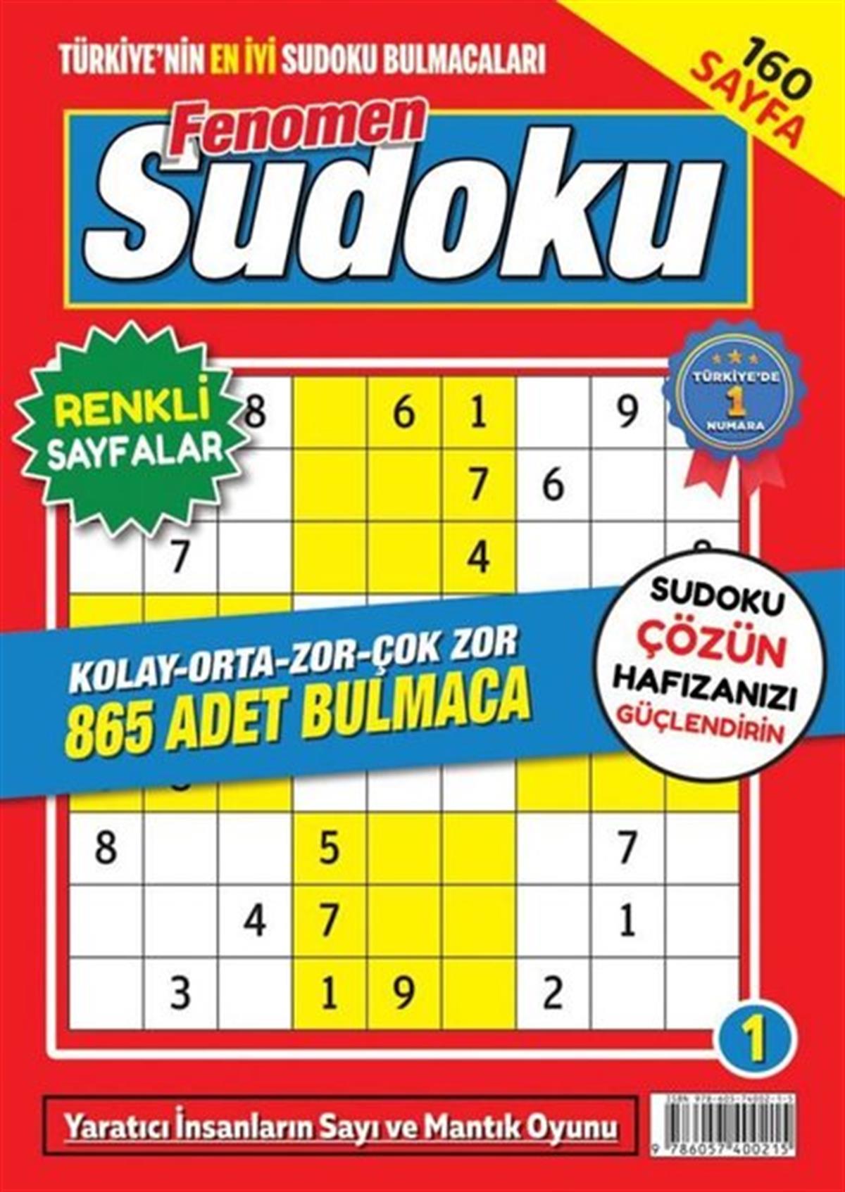 Bernard CornwellBilmece & Bulmaca KitaplarıFenomen Sudoku 1