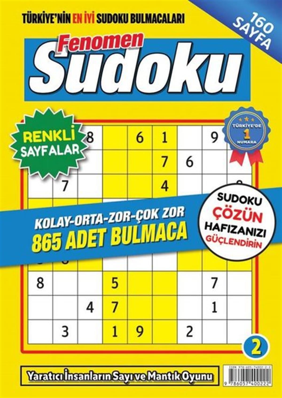 Bernard CornwellBilmece & Bulmaca KitaplarıFenomen Sudoku 2